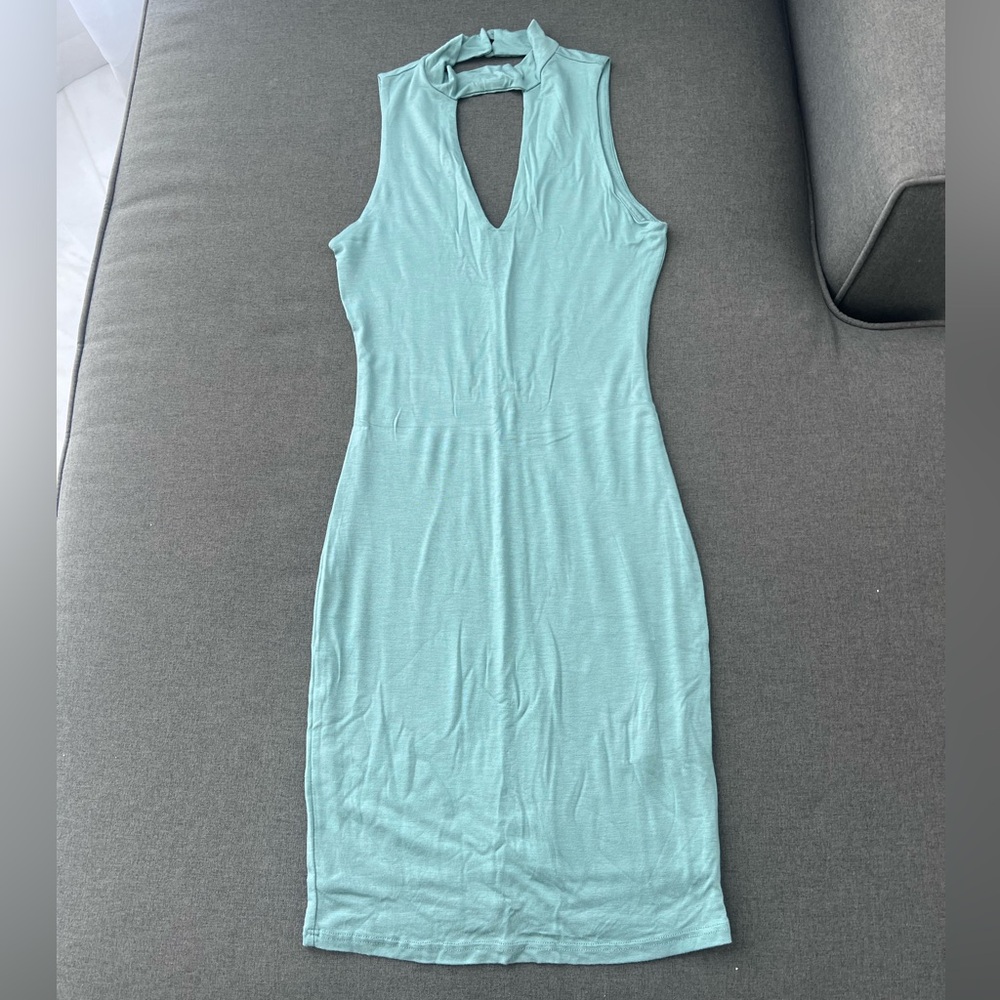 Mint green dress